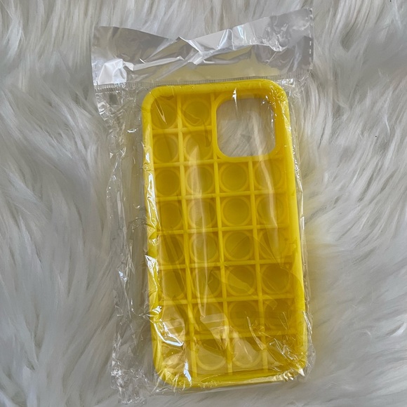 Solid Colored Bubble Push Pop iPhone 12 Pro Silicone Case - Picture 4 of 4